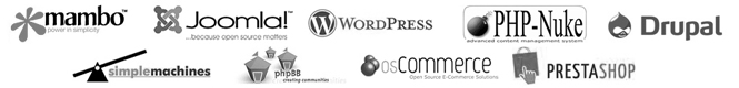 รองรับการใช้งาน Joomla , WordPress, Drupal, SMF, PHPBB และ Open Source CMS อื่น ๆ
