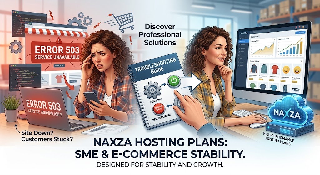 วิธีแก้เว็บ WordPress ล่ม Error 503 ถาวร สำหรับ SME และ E-commerce | Naxza