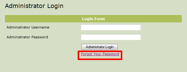 กรณีลืมรหัสผ่าน ผู้ดูแลเว็บไซต์ร้านค้าออนไลน์